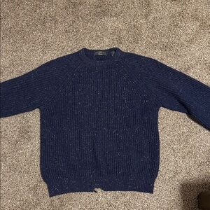 Orvis Men's Deep Blue Crewneck Sweater